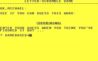 jeu Letter-Scramble Game jeu Letter-Scramble Game