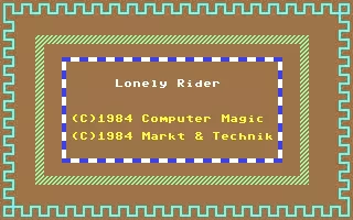 jeu Lonely Rider