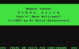 rom Magnus Tanner - Virus Delta: Dov'e' Mark Williams?