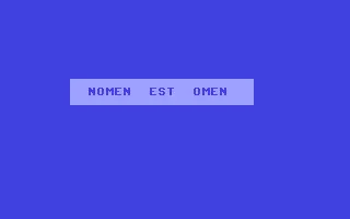 jeu Nomen est Omen jeu Nomen est Omen