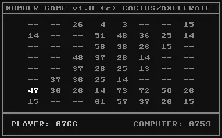 jeu Number Game jeu Number Game