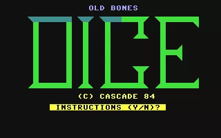 jeu Old Bones Dice