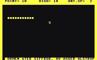 jeu Ormen äter siffror jeu Ormen äter siffror