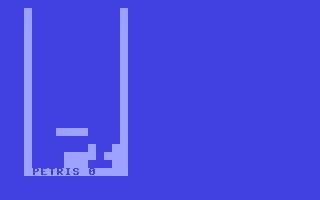 jeu PETRIS - Tetris for the PET and Beyond jeu PETRIS - Tetris for the PET and Beyond