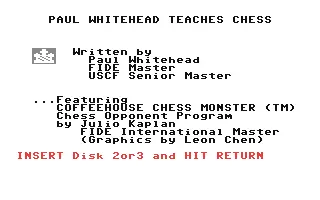 jeu Paul Whitehead Teaches Chess