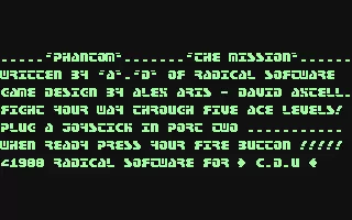 jeu Phantom - The Mission jeu Phantom - The Mission