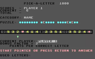 jeu Pick-a-Letter jeu Pick-a-Letter