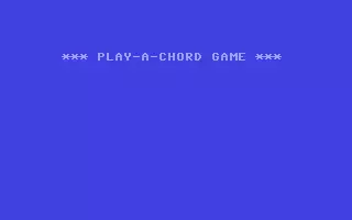 jeu Play-a-Chord Game jeu Play-a-Chord Game
