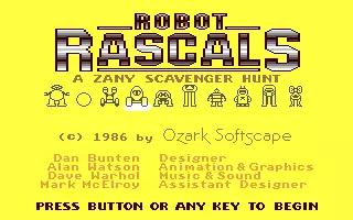 jeu Robot Rascals - A Zany Scavenger Hunt