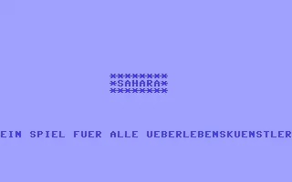 jeu Sahara jeu Sahara