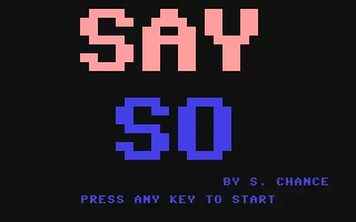 jeu Say So jeu Say So