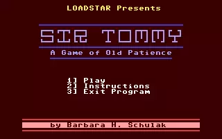 jeu Sir Tommy - A Game of Old Patience jeu Sir Tommy - A Game of Old Patience