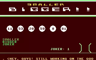jeu Smaller-Bigger jeu Smaller-Bigger