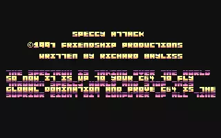 jeu Speccy Attack jeu Speccy Attack