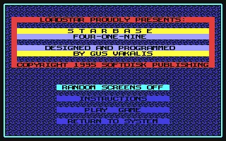 jeu Starbase Four-One-Nine jeu Starbase Four-One-Nine