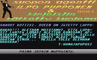 jeu Suopon agentti Ilpo Piipponen & kirjeisiin kätketty kuolema OSA 1 jeu Suopon agentti Ilpo Piipponen & kirjeisiin kätketty kuolema OSA 1