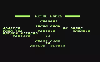 jeu Super Kong II jeu Super Kong II