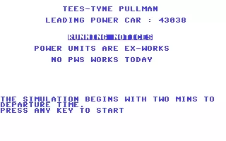 jeu Tees-Tyne Pullman