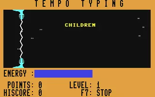 jeu Tempo Typing