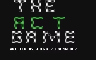 jeu Act Game, The jeu Act Game, The