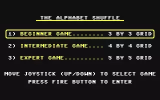 jeu Alphabet Shuffle, The