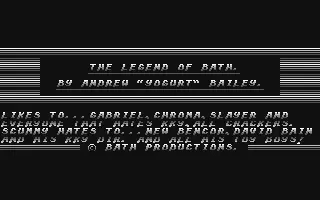 jeu Legend of Bath, The jeu Legend of Bath, The