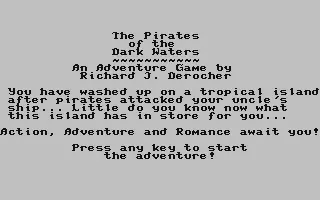 jeu Pirates of the Dark Water, The