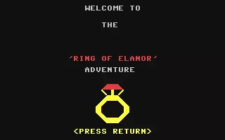 jeu Ring of Elanor, The jeu Ring of Elanor, The