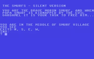 jeu Smurfs, The - Silent Version