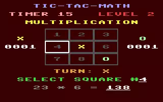 jeu Tic-Tac-Math