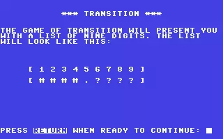 jeu Transition