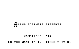 jeu Vampire's Lair