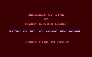 jeu Warriors of Time