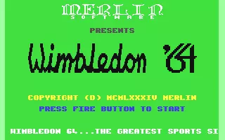 jeu Wimbledon '64 jeu Wimbledon '64