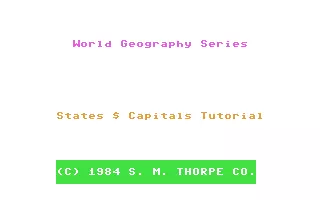 jeu World Geography Series - States & Capitals Tutorial jeu World Geography Series - States & Capitals Tutorial