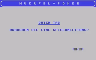 jeu Würfelpoker jeu Würfelpoker