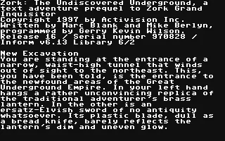 jeu Zork - The Undiscovered Underground