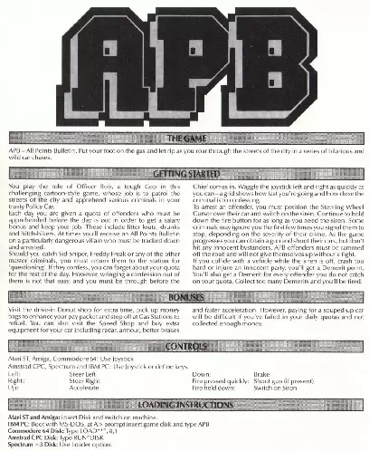 manual for APB - All Points Bulletin