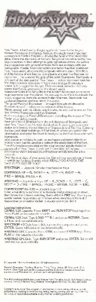 manual for BraveStarr