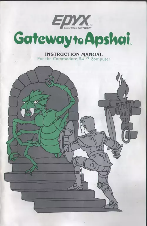 manual for Gateway to Apshai