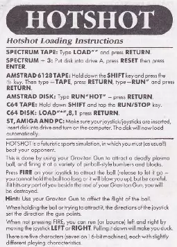 manual for Hotshot
