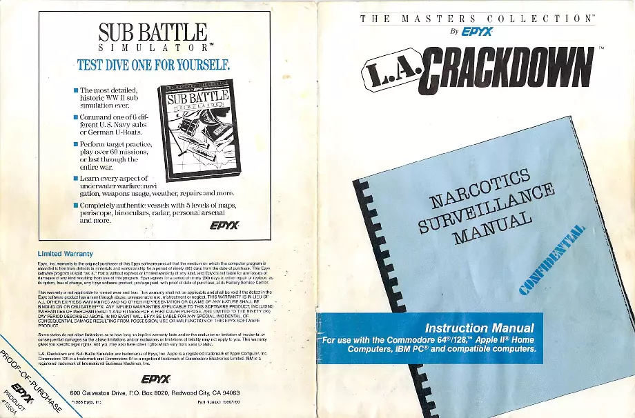 manual for LA Crackdown