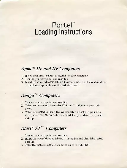 manual for Portal