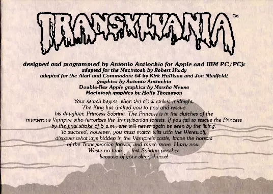 manual for Transylvania