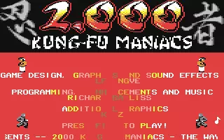 Image n° 2 - screenshots  : 2,000 Kung-Fu Maniacs!