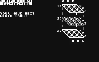 Image n° 2 - screenshots  : 3-D Tic-Tac-Toe