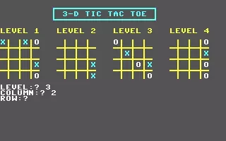 Image n° 7 - screenshots  : 3-D Tic Tac Toe