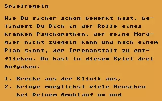 Image n° 1 - screenshots : Amok! Image n° 1 - screenshots : Amok!