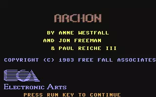 Image n° 4 - screenshots : Archon Image n° 4 - screenshots : Archon