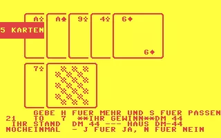 Image n° 3 - screenshots : Black Jack Image n° 3 - screenshots : Black Jack